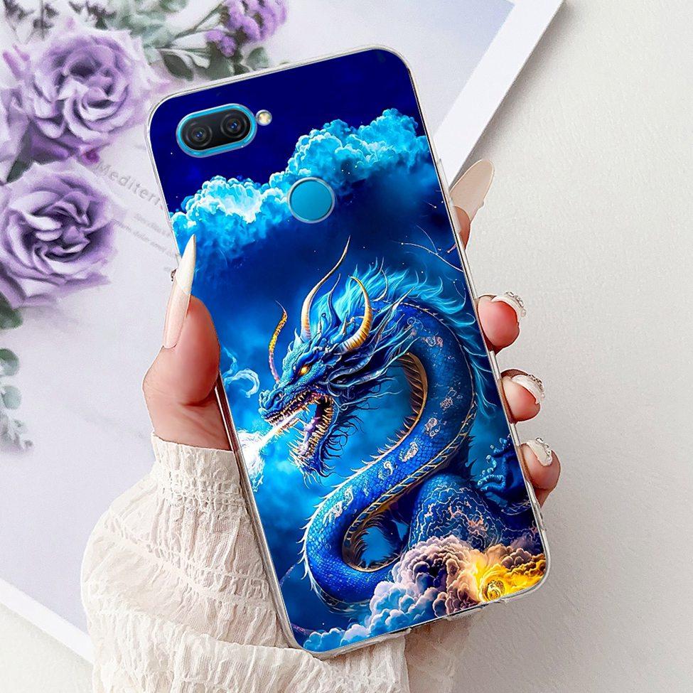 Clear For Oppo A12 CPH2077 CPH2083 Cover For Oppo A12 Case Luxury Butterfly Love Fashion Flowers Cool Lion Cute Painted