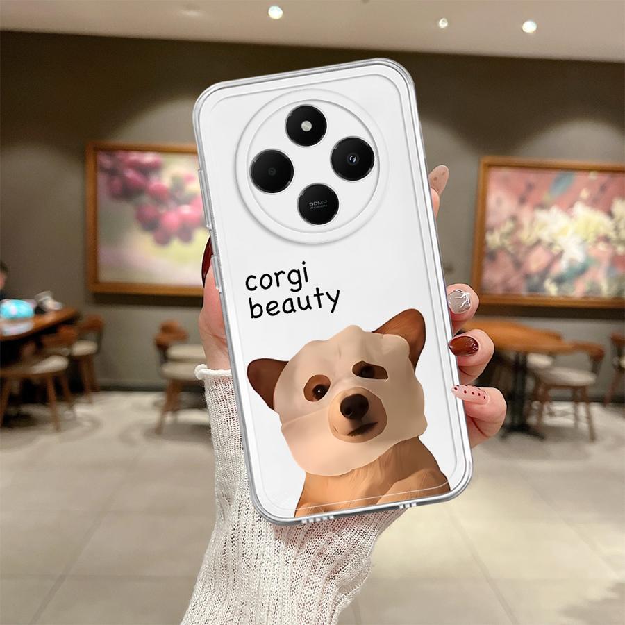 Мягкий чехол для телефона для Xiaomi Poco X3 Pro X3 NFC Смешной узор с кошкой и собакой