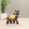 Смоляная фигурка слона Декоративное украшение Ручная работа Настольный дисплей для дома и офиса Подарок
