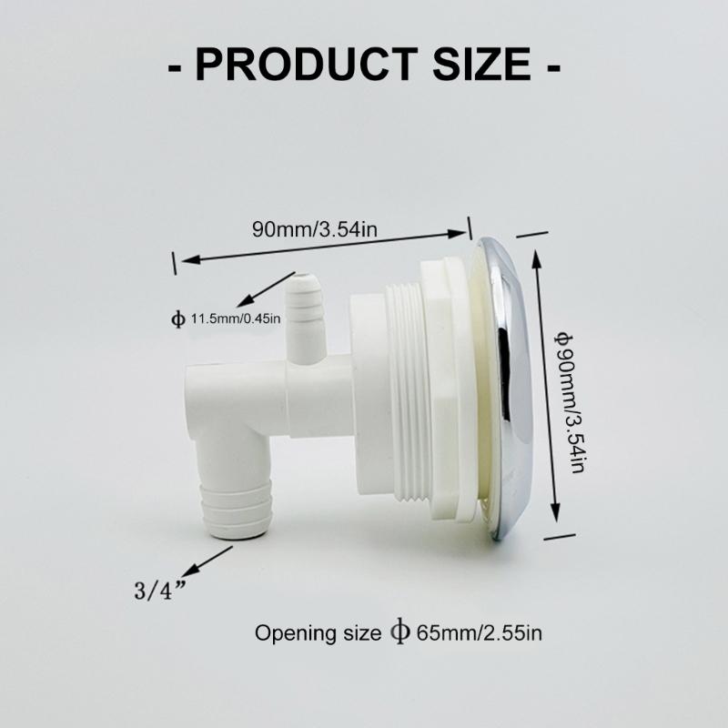 Practical Stainless Steel Hydrotherapy Massage Jets Nozzle Accessory for Spa Baths Pools High Pressures Sturdy Designs