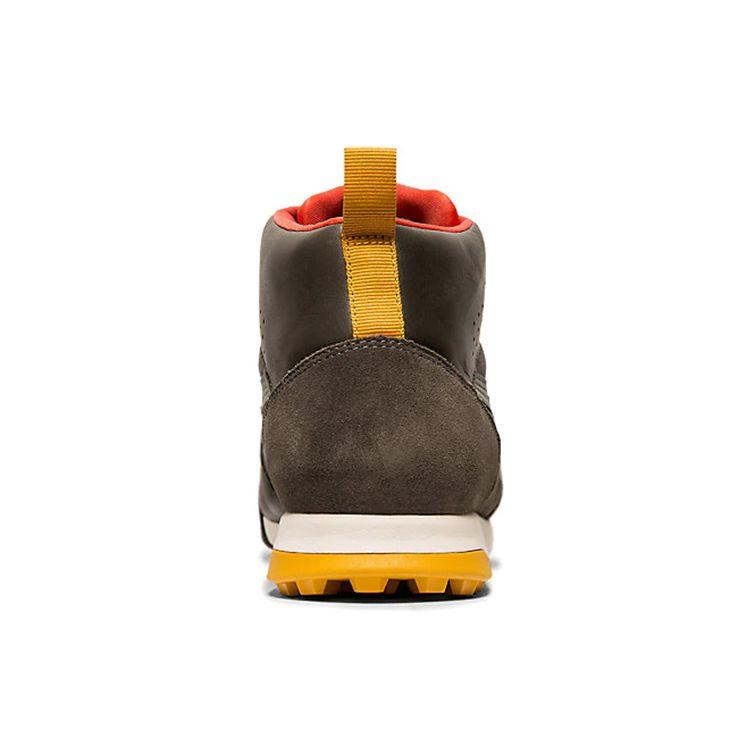 ONITSUKA TIGER Horizonia MT Ретро Удобные Кожаные Сетчатые Нескользящие Амортизирующие Высокие Кроссовки Унисекс Кеды Темно-коричневые 1183A398-251