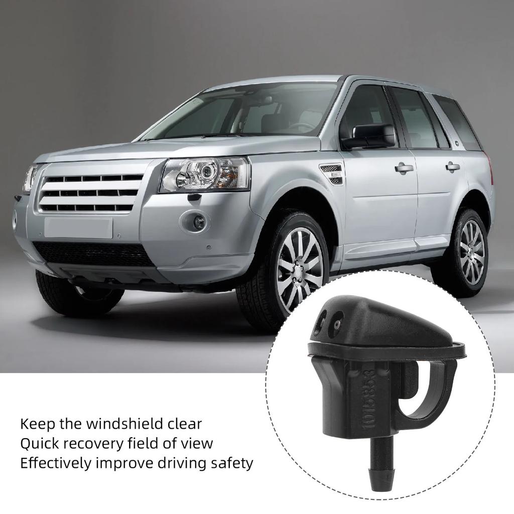 Windshield Washer Nozzle LR048709 Front Window Washer Nozzle OEM LR048709 Standard Seamless for Freelander 2 L359 2006 To 2015