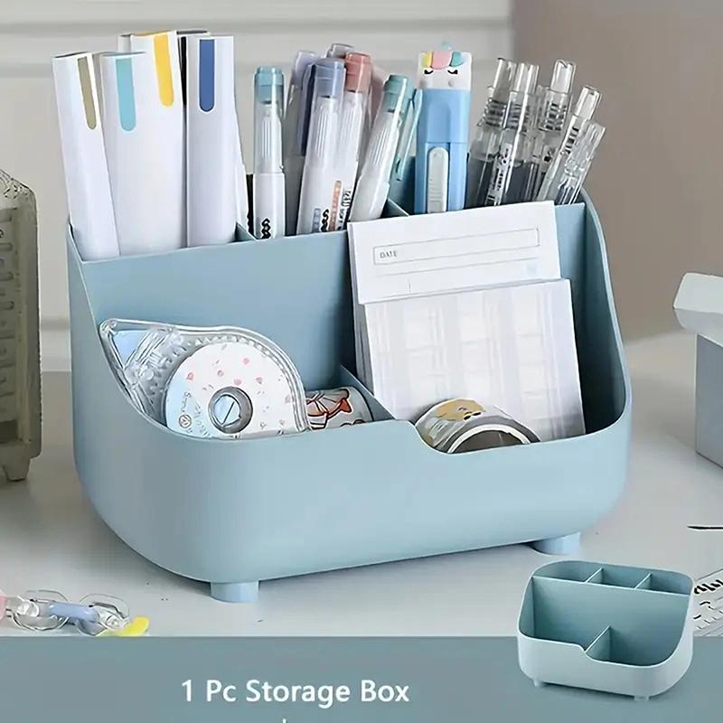 5-сеточный держатель для ручек большой емкости, многофункциональный держатель для кистей для макияжа, высококачественный пластиковый настольный органайзер, ведро для хранения