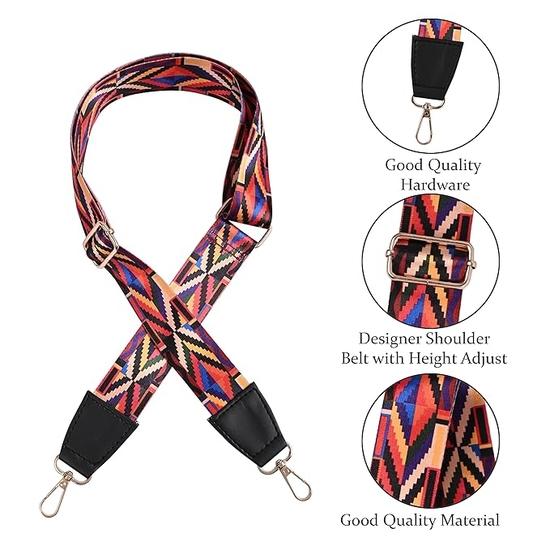 ADISA Печатные сменные ремни для сумки через плечо с регулируемым ремнем (SLH8170)