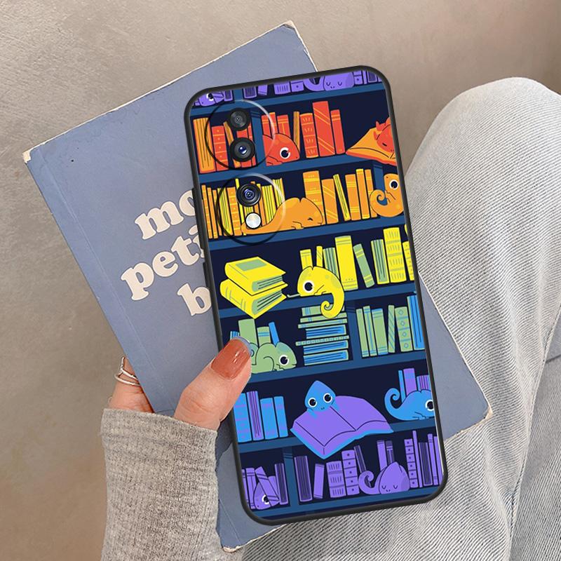 Магия кошек из библиотеки Котёнок Чехол для Honor Magic 7 6 5 Pro Чехол для Honor X9c X9b X9a X8a X8b X9 50 70 90 400 200 Lite