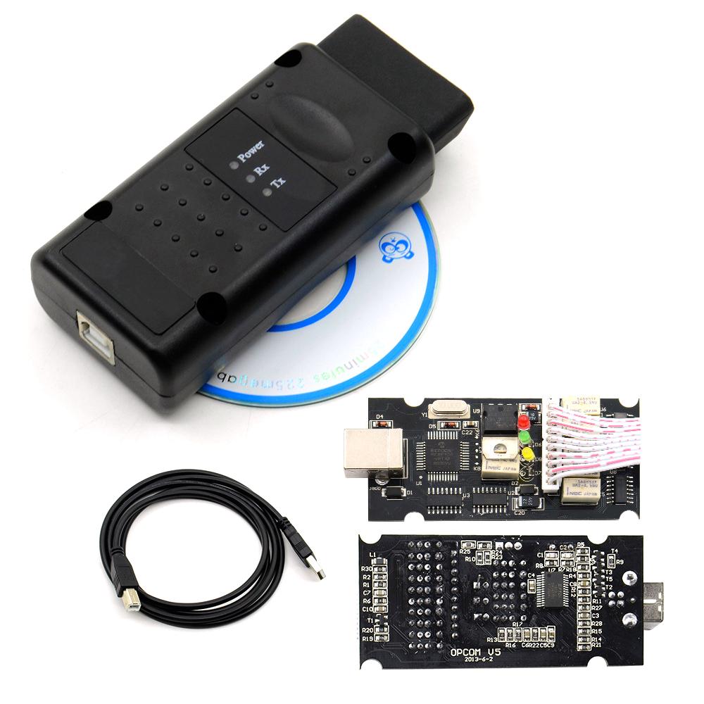 Для Opel OP COM Интерфейс с PIC18F458 FTDI FT232RL V1.99 OBD2 Автомобильный Диагностический Сканер OP-COM 2014V Автомобильная Диагностика Неисправностей