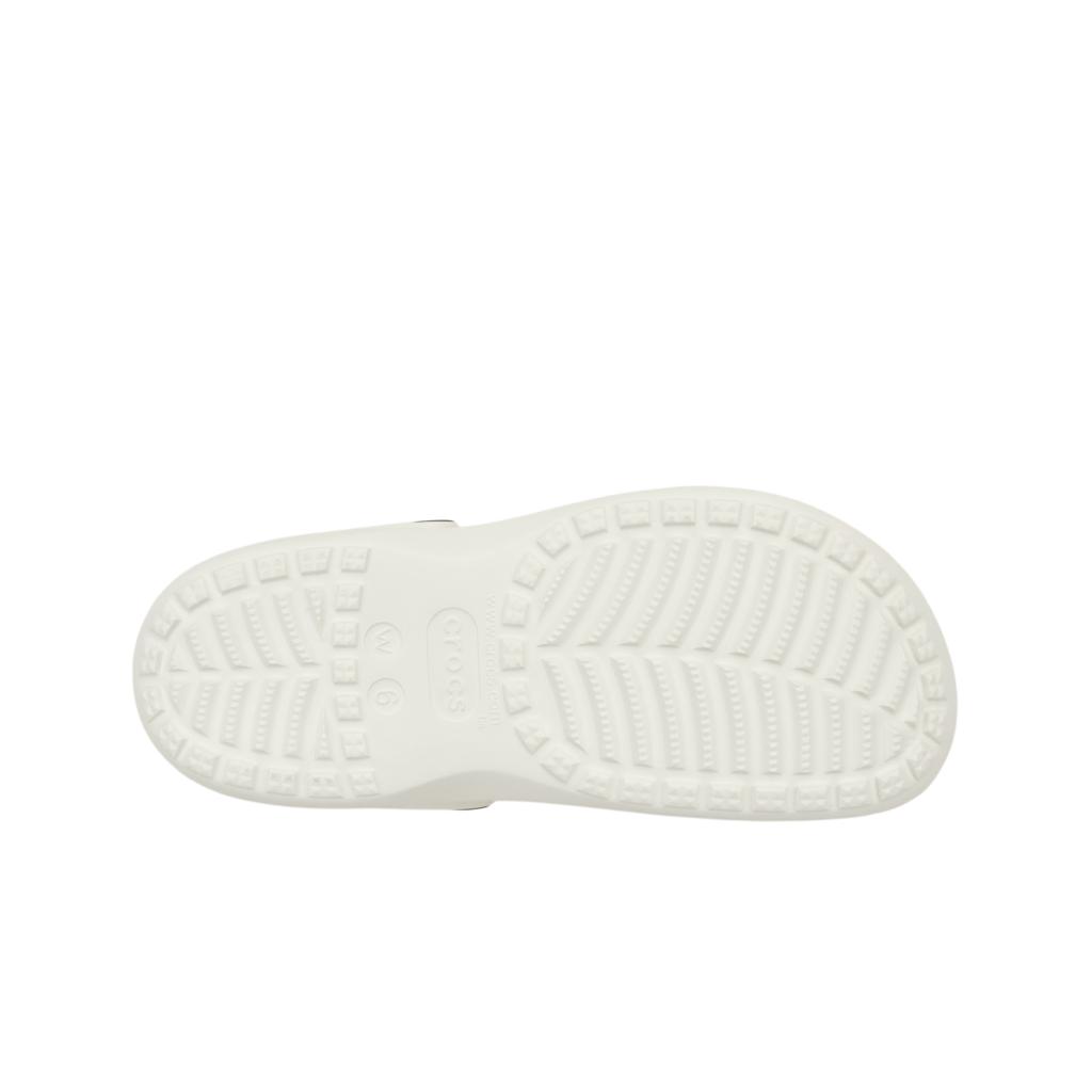 Crocs Baya Платформа Клог EVA Нескользящие Износостойкие Облачные Туфли Женские клоги Белые 208186-100
