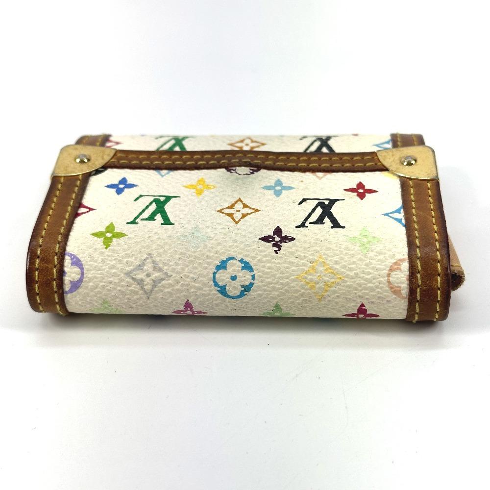 Louis Vuitton M92657 MonogramMulticolore Porto Monnaie-Plat Wallet coin purse