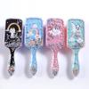 Children's Cartoon Unicorn Panda Rainbow Printing Airbag Foam Ball Transparent Hairdressing Plastic Comb Rainbow Comb