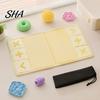 Portable Toy Trading Mat Fidget Board with Storage Bag, 12x24 Inch Tabletop Game Organizer Pad, Playmat Divided Zones for Swap Card Table