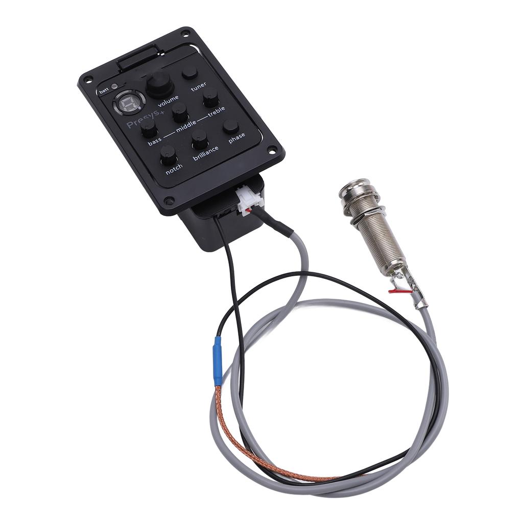 Гитарный предусилитель эквалайзер регулятор громкости светодиодный дисплей высокочувствительный тюнер гитарный предусилитель для Presys Plus