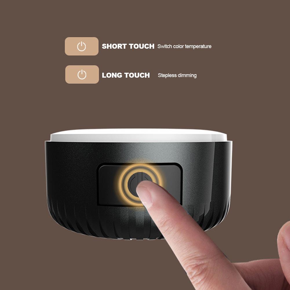 Автомобильный светодиодный светильник для чтения, перезаряжаемый беспроводной, магнитный, атмосферный, автомобильный ночник, потолочный светильник для салона автомобиля