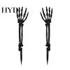 Halloween Outdoor Decor Decoration, Plastic Skeleton Hand Yard Stake, Realistic Bone Prop for Festive Garden Decor, Spooky Party