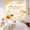 Biene Maja Custom Your Name Wall Decor Tapestry Art For Pet Memorial Birthdaywedding Party Backdrop Family Gift