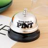 Novelty Restaurant Timer Zinc Zinc Alloy Craft Metal Service Bell Easy Use Desk Call Bell  Student Gift