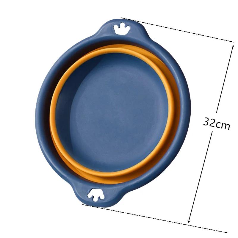 Plastic Folding Basins Portable Laundry Basin Wash Basins Folding Laundry Tub Adult Baby Bath Basin Sink Kitchen Accessories