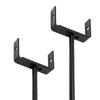 2Pcs Rainwater Downspout Construction Rustproof Weather-Resistant Brackets Stable Support Durable Easy Installation Downpipe Stand