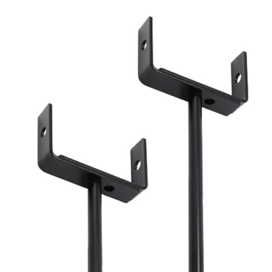 2Pcs Rainwater Downspout Construction Rustproof Weather-Resistant Brackets Stable Support Durable Easy Installation Downpipe Stand