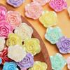500 г около 330 шт. 19,2 мм модные перфорированные DIY ювелирные аксессуары с плоским дном акриловые бусины с цветком розы