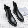 Высококачественные мужские ботинки Челси Модные Универсальные Business Casual Мужская Обувь Британский Стиль Уличная Одежда для Вечеринок Классические Ботильоны