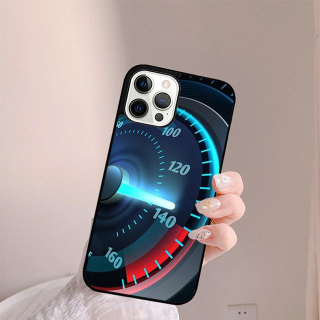 Cool Speedometer Phone Case For Apple iPhone 17 Air Pro Max Plus Coque For iPhone 17 Air 14 15 16 13 12 Max Cover
