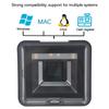 1D 2D Platform Barcode Scanner Desktop Bar Reader Hands-Free Code Scanner Wired USB Scanner QR Code Reader