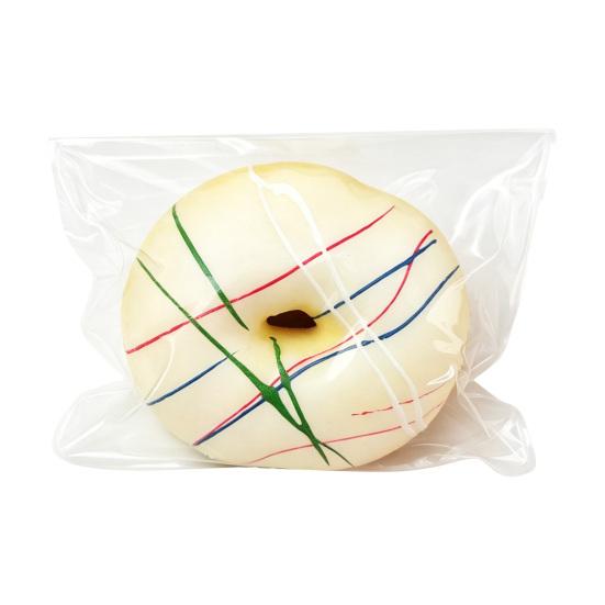 Simulated Donut Squeeze Toy Soft Stretchy Doughnut Decompression Toy Stress Relief