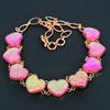 Pink Triplet Opal Necklace,  999 Copper Wire Wrapped Gemstone Jewelry, Handmade Necklace, For Thanksgiving