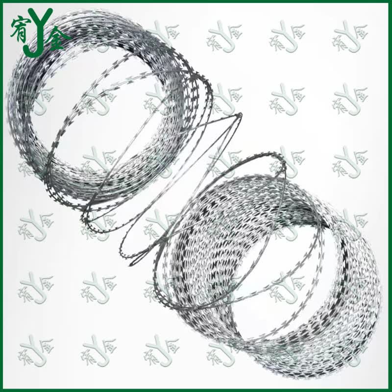 Razor Wire Double Helix Security Fence