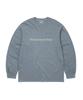 THISISNEVERTHAT Футболка с длинным рукавом и логотипом T Ash Blue