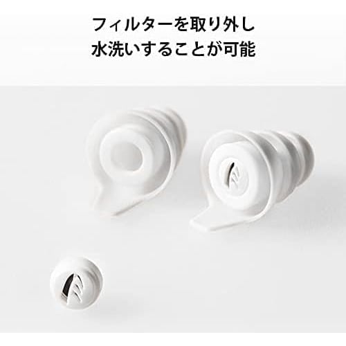 CRESCENDO Ear Plugs for Music Listening and Live Ear Protectors Music 20 S/M/L Natural Sound and Breathability Comes with S Size Ear Tips That Fit Jap