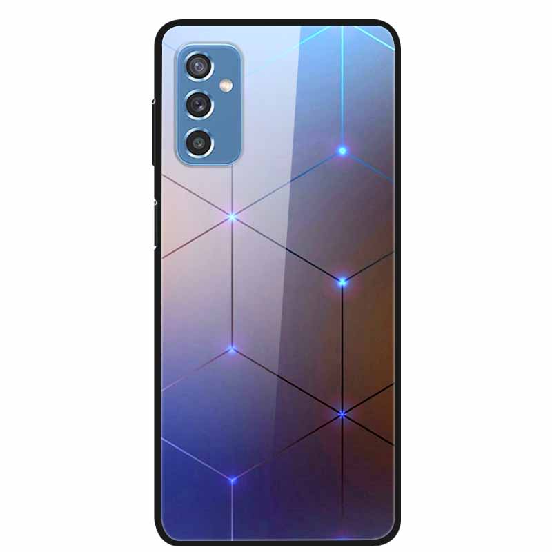 Для Samsung M52 5G Чехлы M23 5G M51 M02s Закаленное Стекло Жесткая Задняя Крышка Для Samsung Galaxy M23 5G Чехол для Телефона Fundas Capa M 52 5G