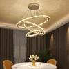 Modern Minimalist Crystal Chandelier for Dining and Living Rooms - Luxurious Art Deco Light Fixture with Creative Design