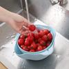 Kitchen Gadgets Rice Washing Bowl Double Layer Sink Rotatable Drainer  Kitchen Home