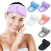 1pc Facial Spa Headband Makeup Shower Bath Wrap Sport Hairband Terry Cloth Adjustable Stretch Towel Head Wrap