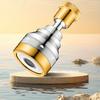 360° Rotatable Kitchen Faucet Aerator, Universal Splash Filter Faucet Extender, High-Pressure Water-Saving Tap Attachment, Brass and Plastic Material