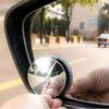 2 шт. вращающееся на 360° автомобильное зеркало для слепых зон круглое регулируемое автомобильное зеркало заднего вида на присоске выпуклое широкоугольное вспомогательное зеркало заднего вида