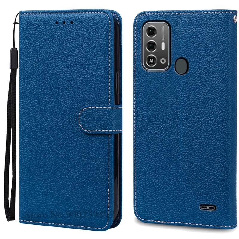 For ZTE Blade A53 Pro Case Soft Silicone Wallet Leather Case For ZTE Blade A53 Pro Case Flip Cover Coque Fundas