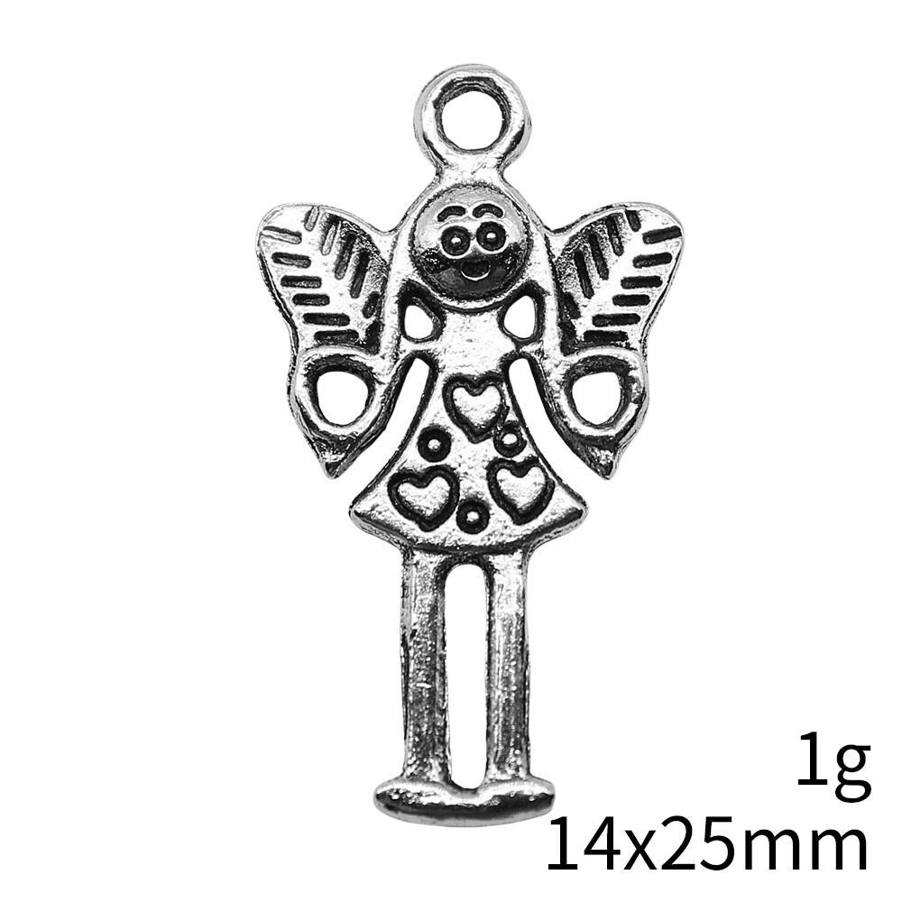 Ожерелье с подвесками «Назад в школу» Подвеска с подвесками в виде ангела Сувенирные подвески для браслетов