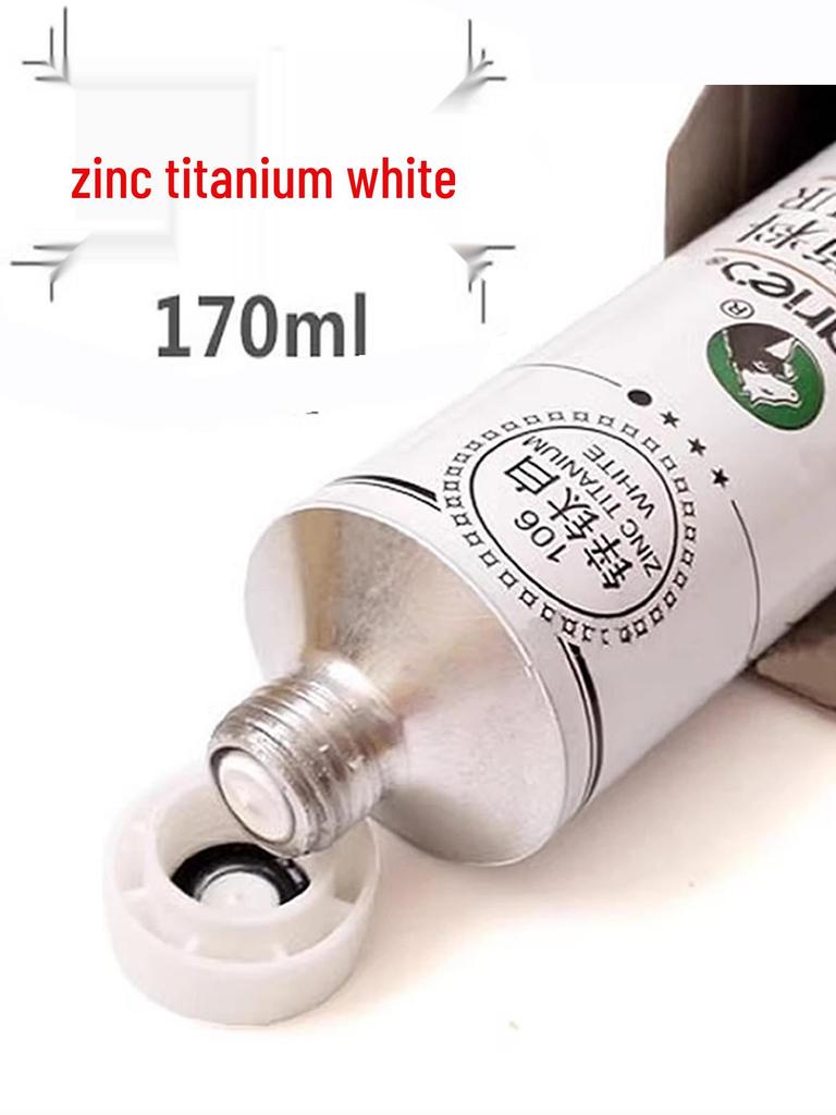 Цинковые титановые белила масляные 106 для художественной живописи на холсте