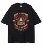 Vintage Rock Shirt Skull Crown Metal Graphic Tee Retro Medieval Gothic Clothing Heavy Metal Band Shirt Kneel To The Crown King Gift For Him