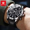 Модные мужские часы бизнес светящиеся кварцевые водонепроницаемые хронограф календарь новые мужские наручные часы