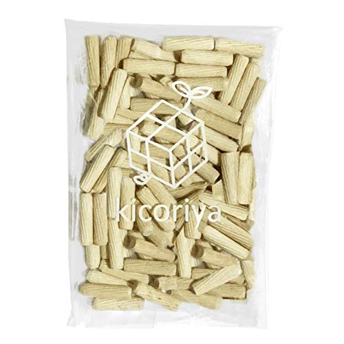 Kicoriya Wooden Dowels, 8x20mm, Approximately 100 Pieces, Woodworking Dowels, Furniture Joints