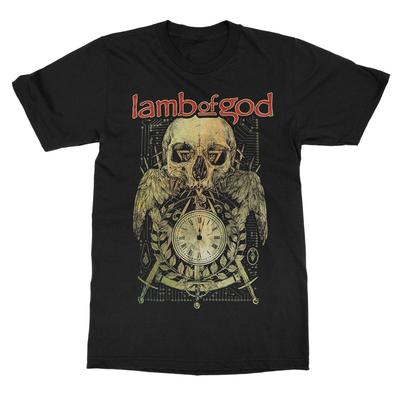 ZX Y2k Lamb of God Band Graphic Cotton Tshirt Unisex Summer Short Sleeve Fashion Brand Tee Luxury Casual Vintage Retro Top