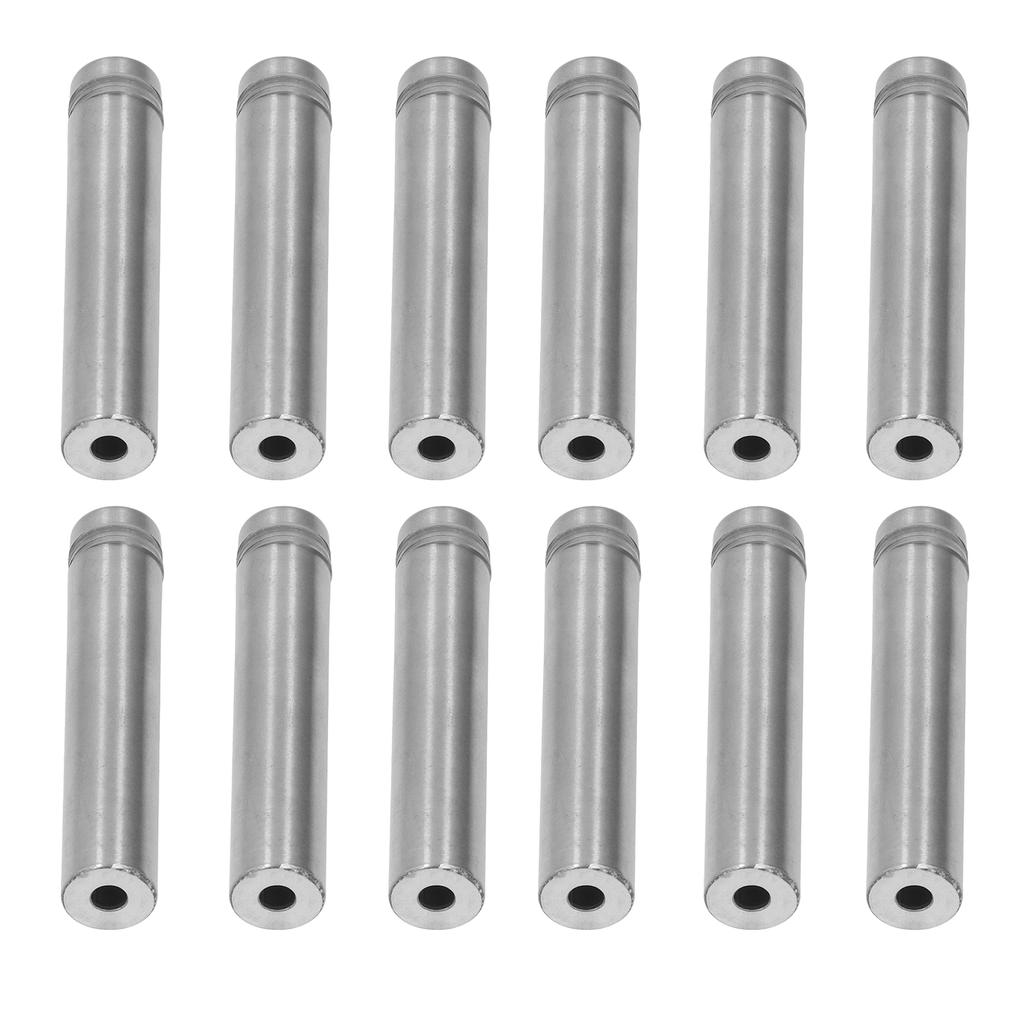 12 шт. Винт-стойка из нержавеющей стали 12x60 мм Крепежные винты для держателя таблички с дюбелями