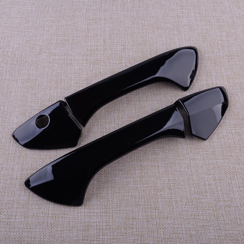 Car Gloss Black Exterior Side Door Handle Cover Trim Fit for Honda Accord Sedan 2008-2012 LHD