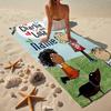 Custom Name Ultra-Soft Beach Towel with Charlie and Lola Theme,Ideal for Pool - Camping, Diving - Perfect Travel Essential, Vibrant Beach Towel.