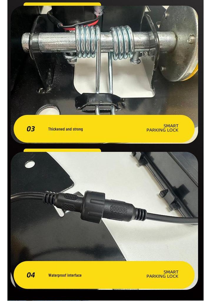 Smart Bluetooth-Enabled Waterproof Parking Space Lock with Remote Control and Sensor
