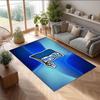hertha bsc FC Soccer Football Pattern Soft Area Rug Non Slip Indoor Floor Carpet Sports Decor Mat for Bedroom