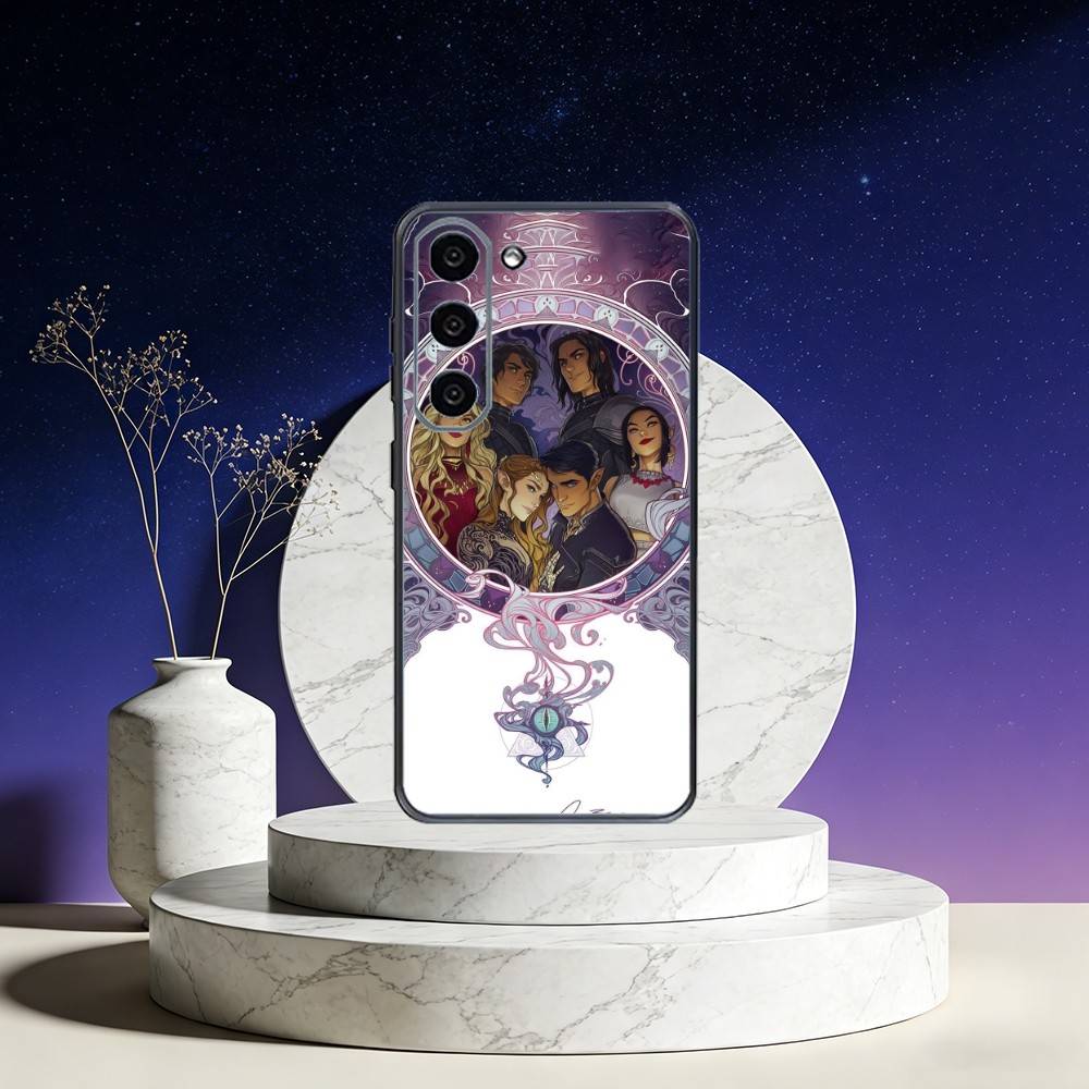 A Court-of-Mist-and Fury Phone Case For Samsung Galaxy A73,A72,A71,A70,A53,A52,A51,Others Soft Black Cover